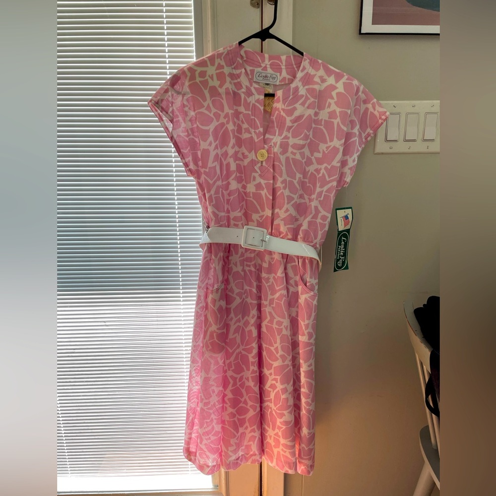 Vintage 80’s Barbiecore Dress. NWT